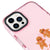 iPhone 12 Pro Max Joy The World Telefon Kılıfı - Artycase - Simli Pembe