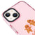 iPhone 13 Mini Joy The World Telefon Kılıfı - Artycase - Simli Pembe