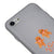 iPhone 7 Joy The World Telefon Kılıfı - Renkli Silikon - Gri