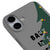 iPhone 17 Christmas Tree Telefon Kılıfı - Renkli Silikon - Gri