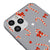 iPhone 11 Pro Candy Canes Telefon Kılıfı - Renkli Silikon - Gri