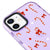 iPhone 12 Candy Canes Telefon Kılıfı - Artycase - Simli Mor