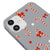 iPhone 12 Mini Candy Canes Telefon Kılıfı - Renkli Silikon - Gri