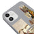 iPhone 12 Mini Imitates Art Telefon Kılıfı - Renkli Silikon - Gri