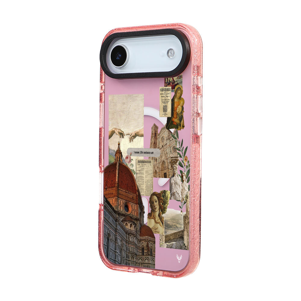 MagsafeliArtycaseSimliPembe