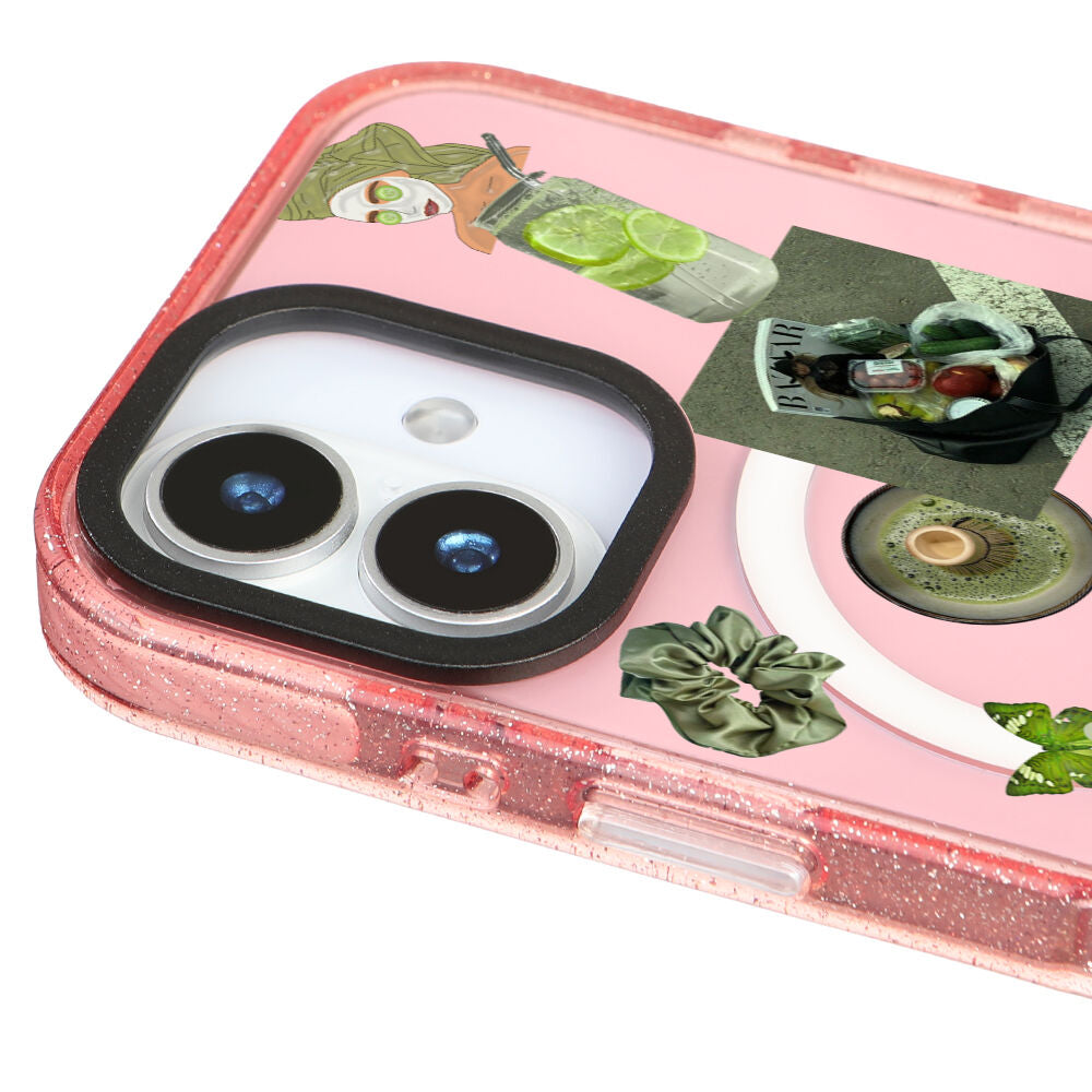 MagsafeliArtycaseSimliPembe