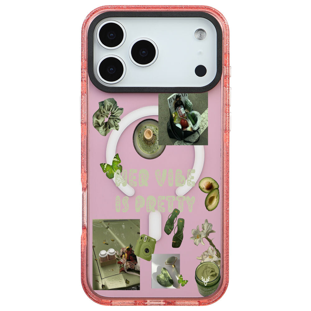 MagsafeliArtycaseSimliPembe