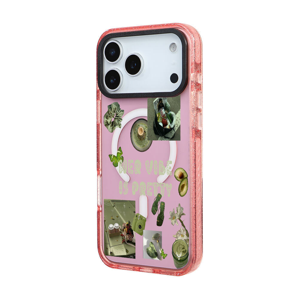 MagsafeliArtycaseSimliPembe