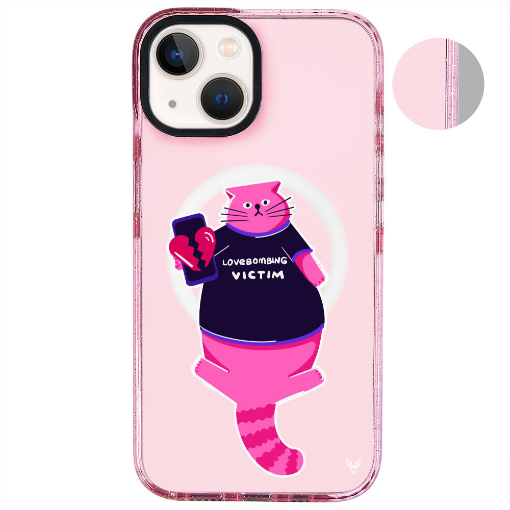 MagsafeliArtycaseSimliPembe