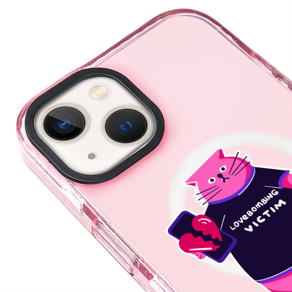 MagsafeliArtycaseSimliPembe