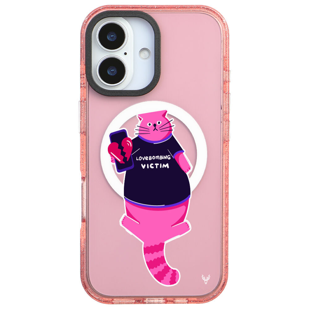 MagsafeliArtycaseSimliPembe