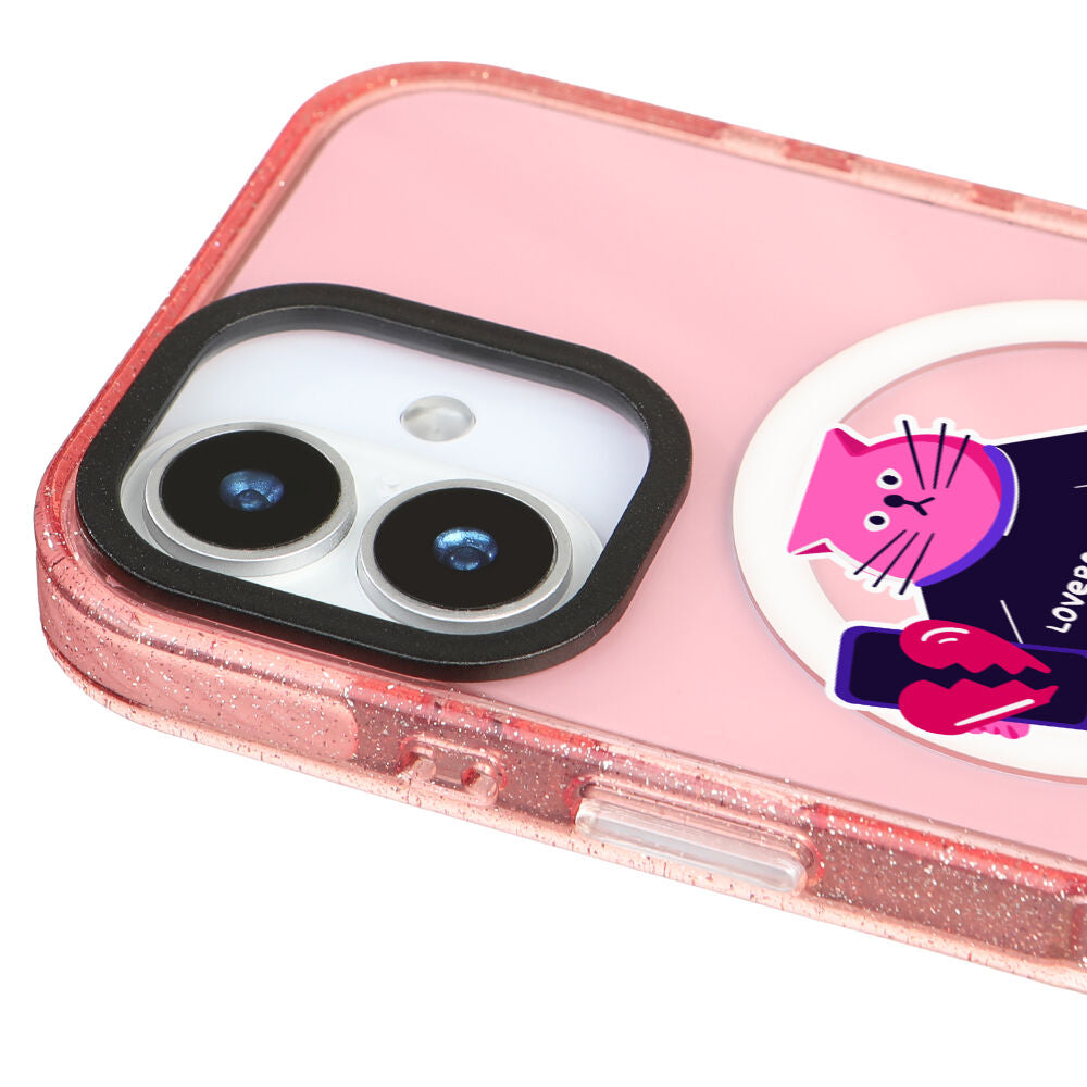 MagsafeliArtycaseSimliPembe