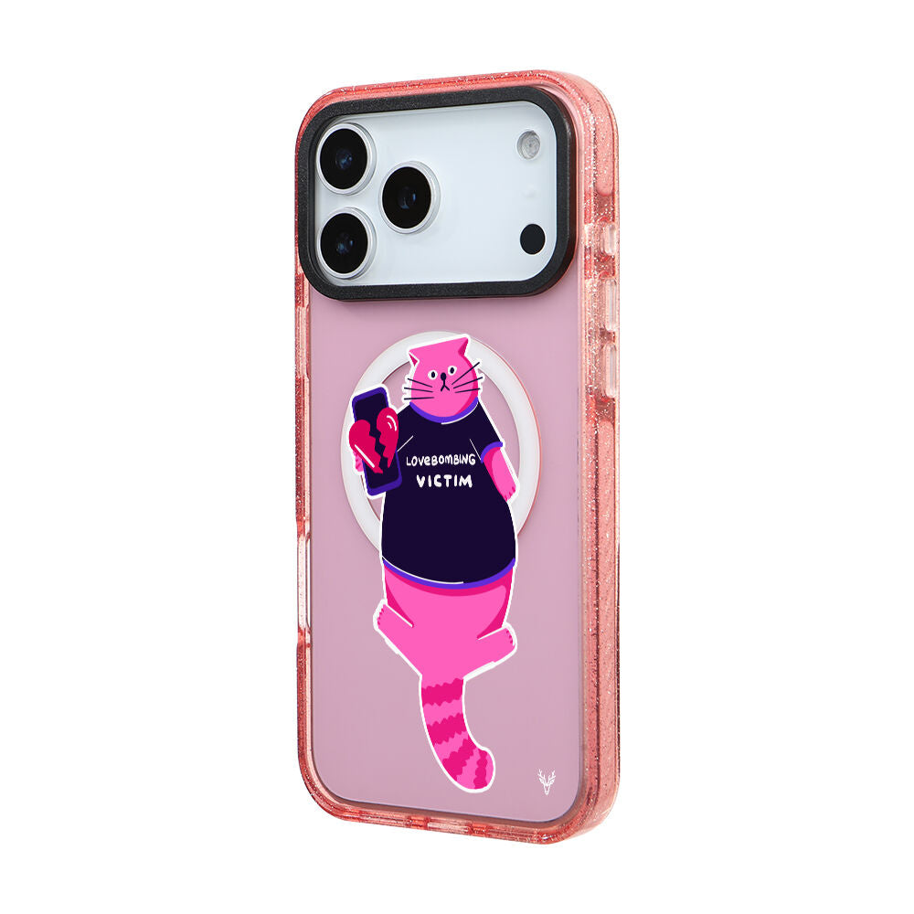 MagsafeliArtycaseSimliPembe