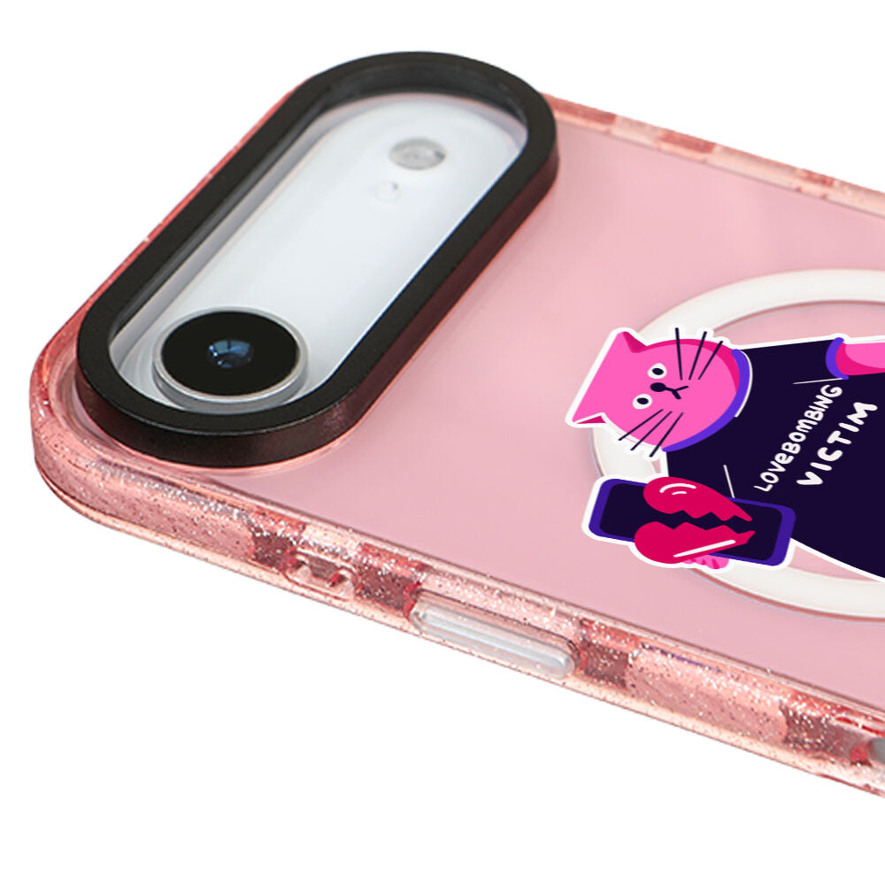 MagsafeliArtycaseSimliPembe