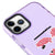 iPhone 11 Pro Max CommuniCation Telefon Kılıfı - Artycase - Simli Mor