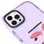 iPhone 13 Pro Max CommuniCation Telefon Kılıfı - Artycase - Simli Mor