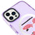 iPhone 16 Pro Max CommuniCation Telefon Kılıfı - Magsafeli Artycase - Simli Mor