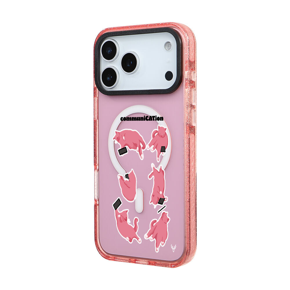 MagsafeliArtycaseSimliPembe