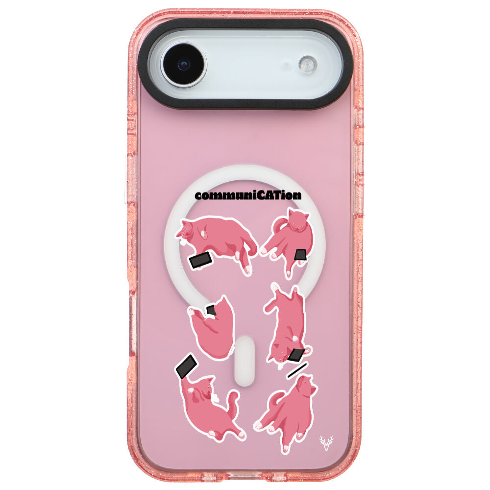MagsafeliArtycaseSimliPembe