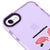 iPhone SE 2020 CommuniCation Telefon Kılıfı - Artycase - Simli Mor
