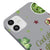 iPhone 12 Drink Matcha Telefon Kılıfı - Renkli Silikon - Gri