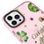 iPhone 13 Pro Max Drink Matcha Telefon Kılıfı - Artycase - Simli Pembe