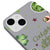 iPhone 14 Plus Drink Matcha Telefon Kılıfı - Renkli Silikon - Gri