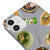 iPhone 12 Mini East Cuisine Telefon Kılıfı - Renkli Silikon - Gri