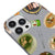 iPhone 12 Pro Max East Cuisine Telefon Kılıfı - Renkli Silikon - Gri