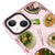 iPhone 13 East Cuisine Telefon Kılıfı - Artycase - Simli Pembe