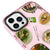 iPhone 15 Pro Max East Cuisine Telefon Kılıfı - Artycase - Simli Pembe