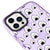iPhone 14 Pro Max Onigiri Telefon Kılıfı - Artycase - Simli Mor