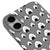 iPhone 16 Onigiri Telefon Kılıfı - Renkli Silikon - Gri