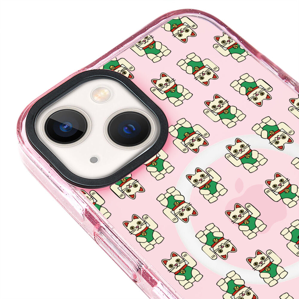 MagsafeliArtycaseSimliPembe