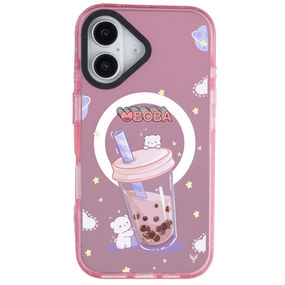 MagsafeliArtycaseSimliPembe