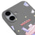 iPhone 16 Plus Boba Sweet Telefon Kılıfı - Renkli Silikon - Gri