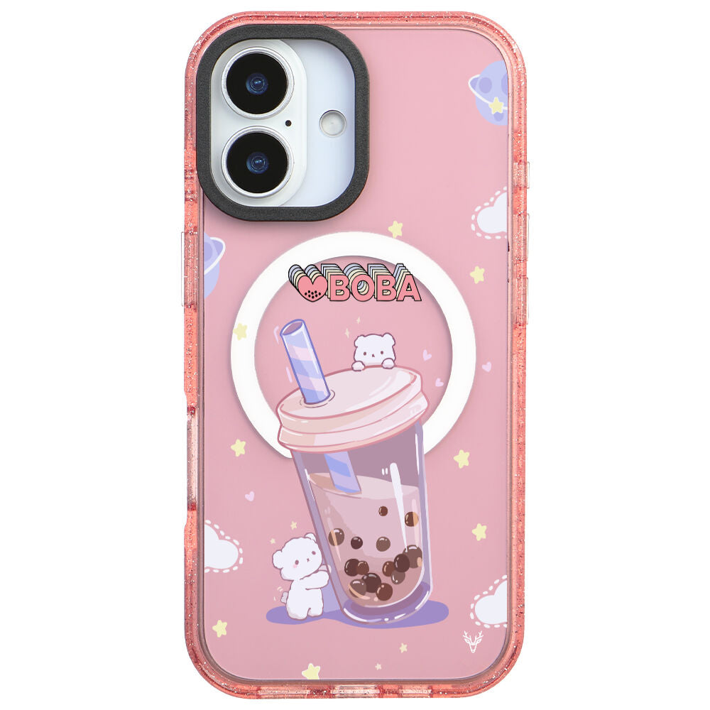 MagsafeliArtycaseSimliPembe