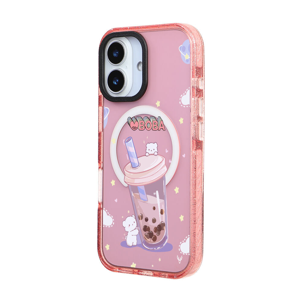 MagsafeliArtycaseSimliPembe