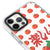 iPhone 12 Pro Sevimli Domates Telefon Kılıfı - Artycase - Beyaz