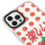 iPhone 13 Pro Max Sevimli Domates Telefon Kılıfı - Artycase - Beyaz