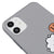iPhone 11 BT21 Pixel Telefon Kılıfı - Renkli Silikon - Gri