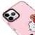 iPhone 11 Pro Max BT21 Pixel Telefon Kılıfı - Artycase - Simli Pembe