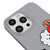 iPhone 13 Pro BT21 Pixel Telefon Kılıfı - Renkli Silikon - Gri