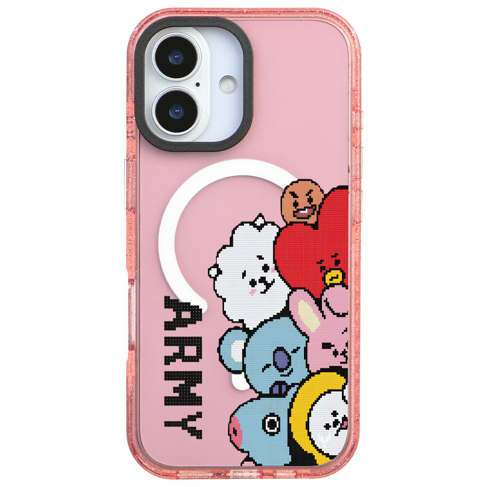 MagsafeliArtycaseSimliPembe