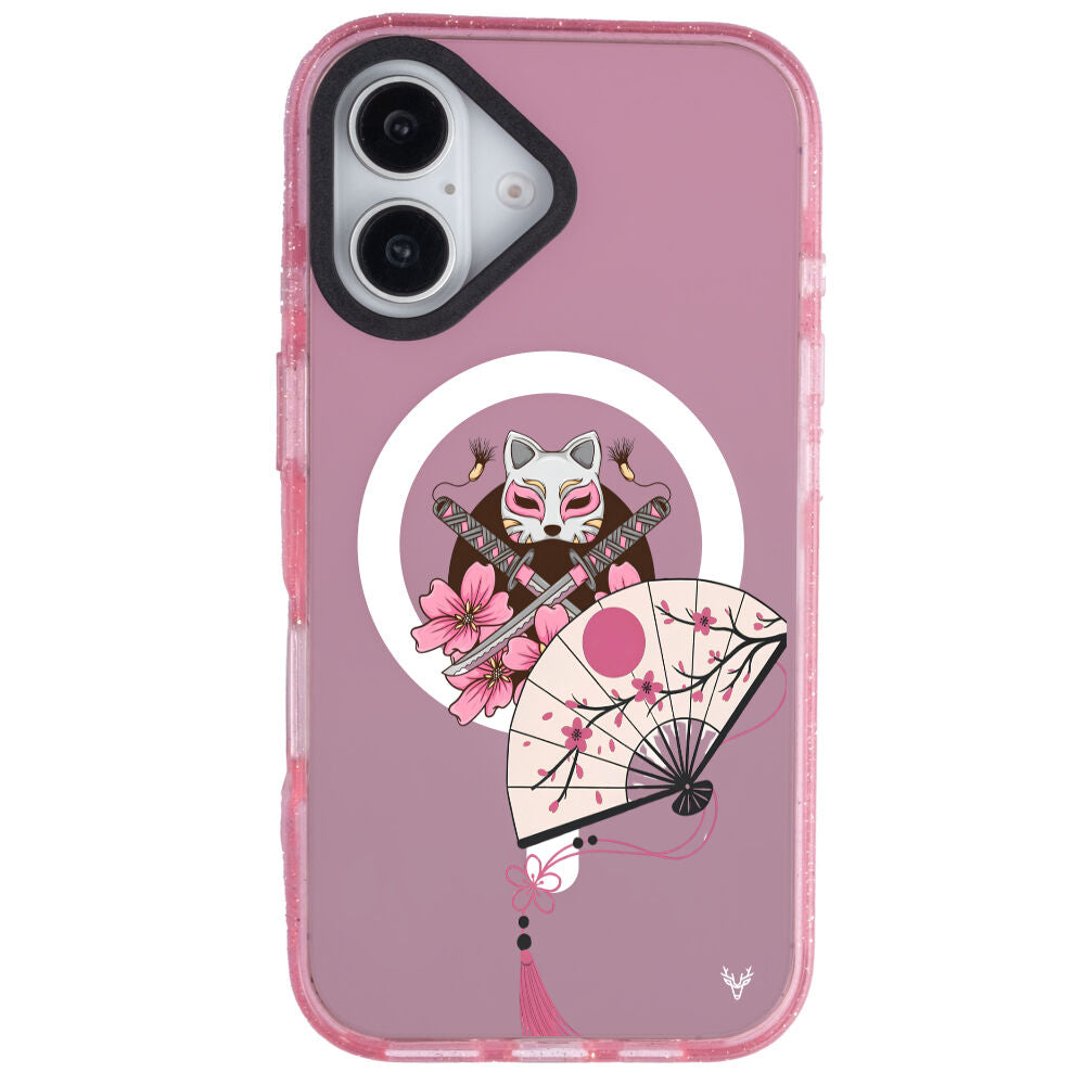 MagsafeliArtycaseSimliPembe