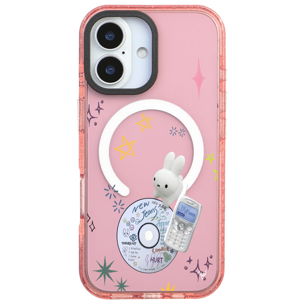 MagsafeliArtycaseSimliPembe