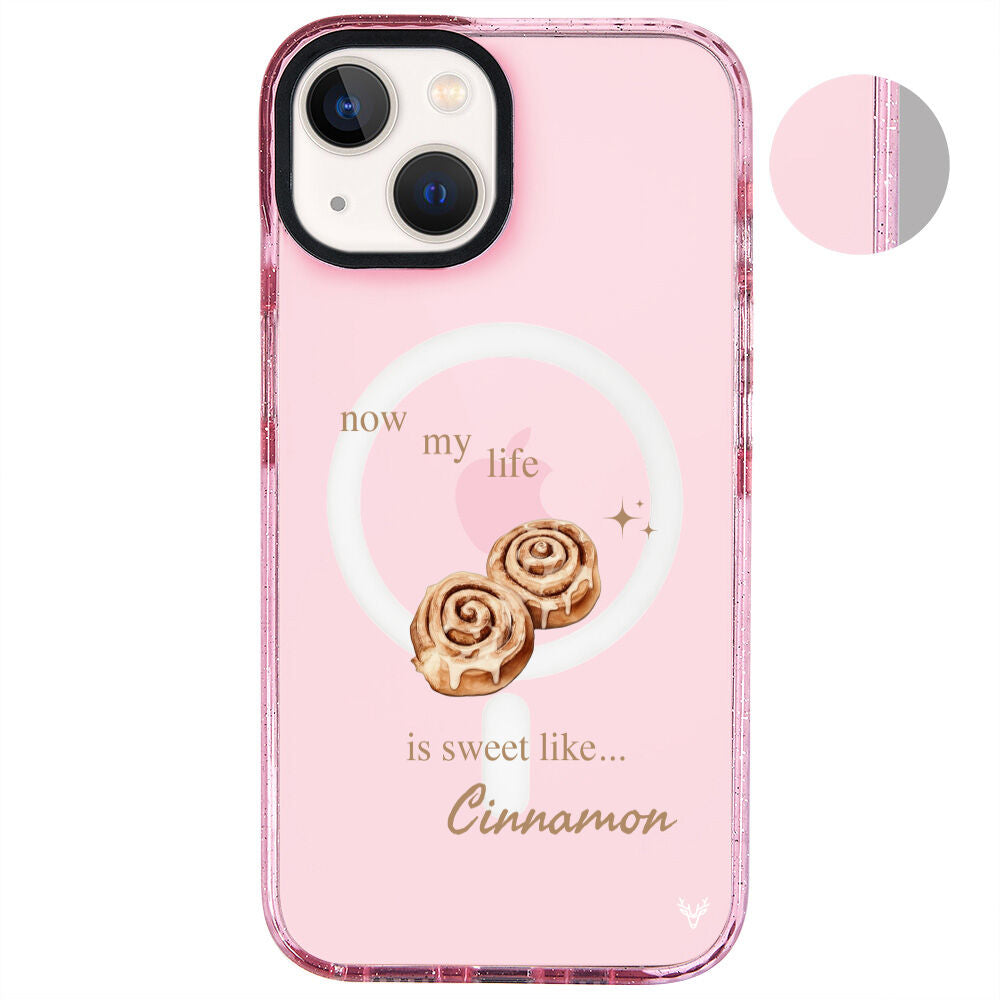 MagsafeliArtycaseSimliPembe