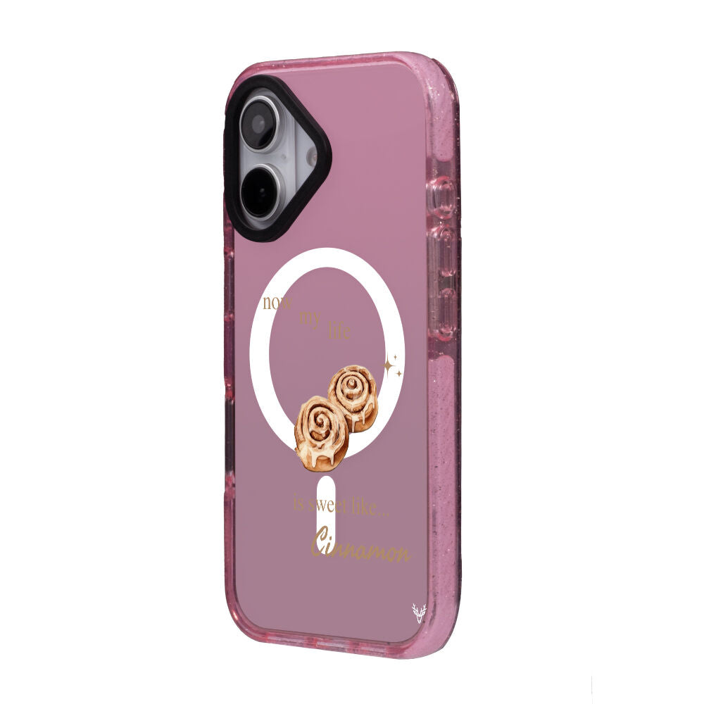 MagsafeliArtycaseSimliPembe