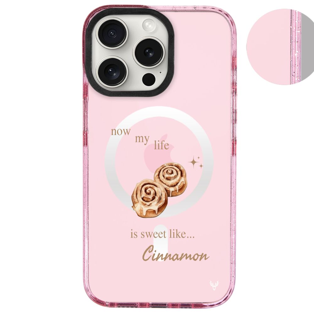 MagsafeliArtycaseSimliPembe