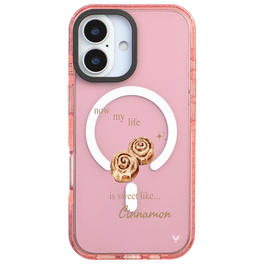 MagsafeliArtycaseSimliPembe